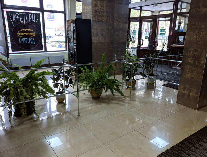 Монтаж турникетных ограждений